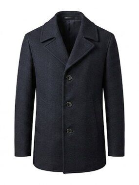 Studio Design Par Hilary Radley Wool Car Coat Jacket Size M